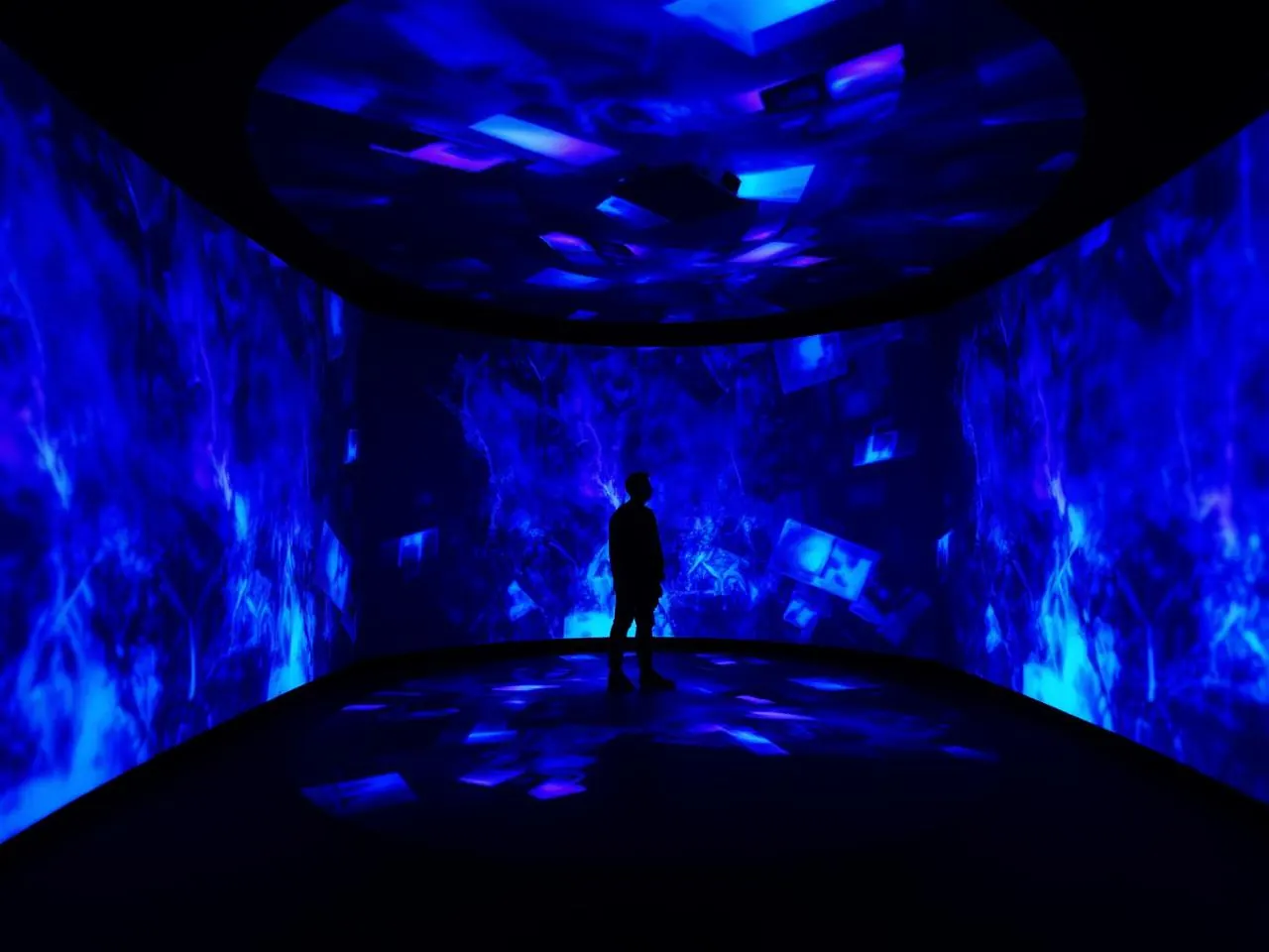 Immersive projection room